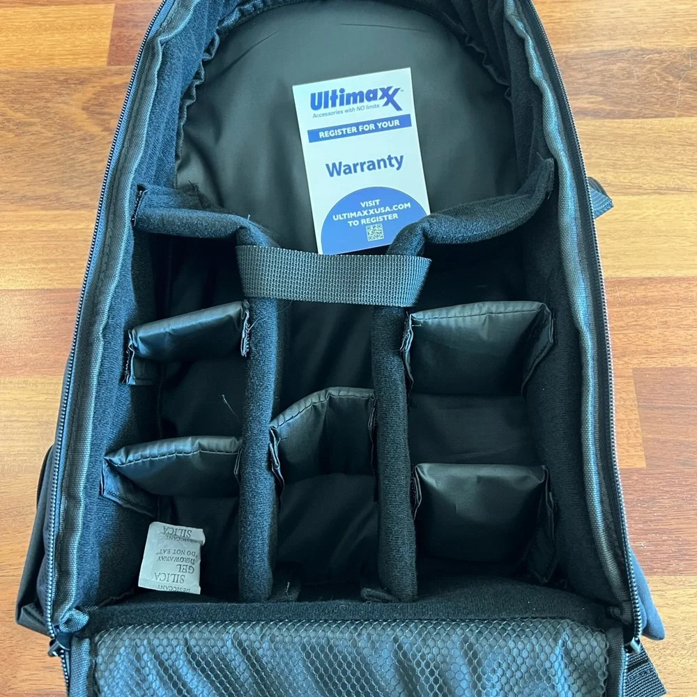 New, never used Ultimaxx Camera/Camcorder Professional Backpack with tags
